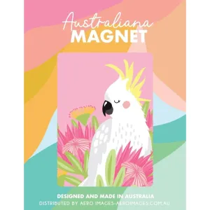 Aero Images: Decorative Magnet Pink Cockatoo