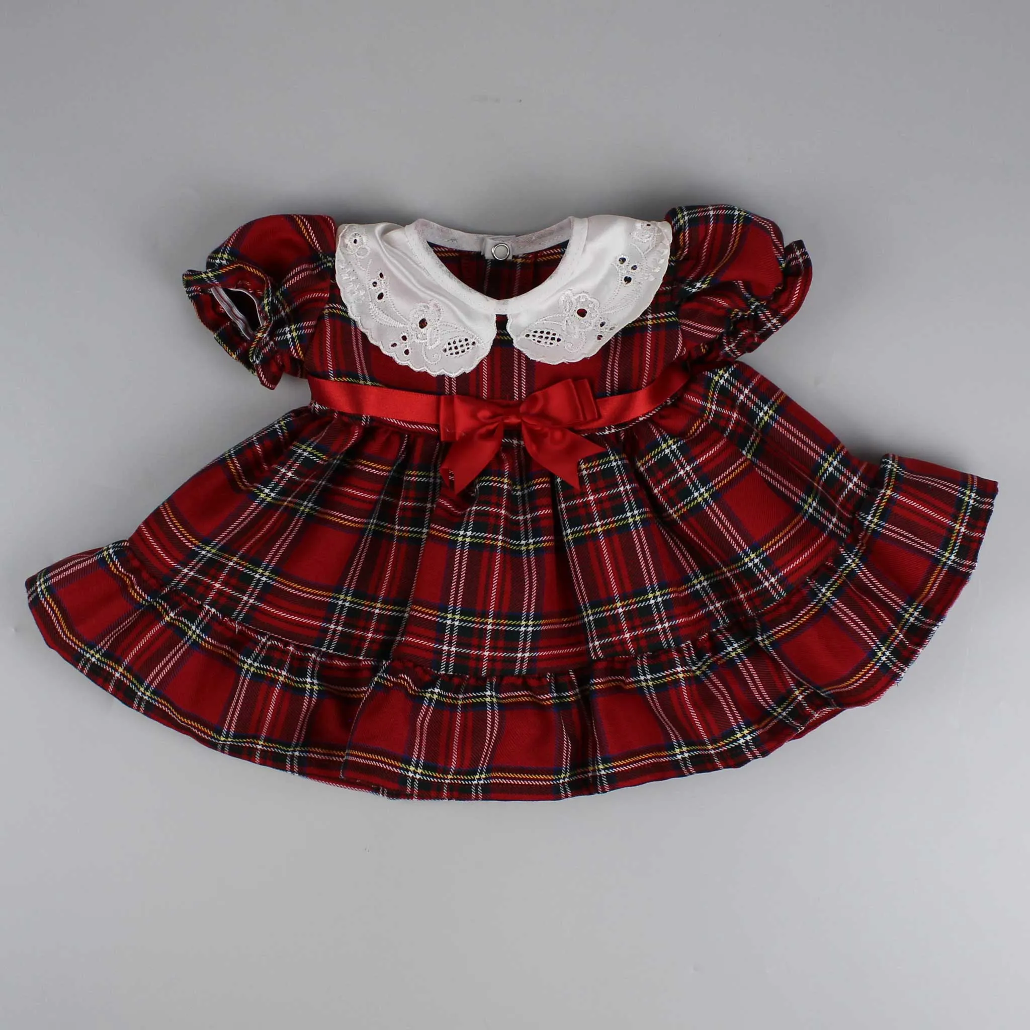 Baby Girls Tartan Dress and Hooded Jacket