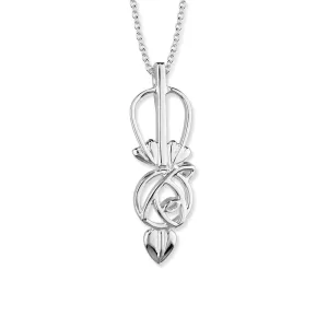 Charles Rennie Mackintosh Silver Pendant P548