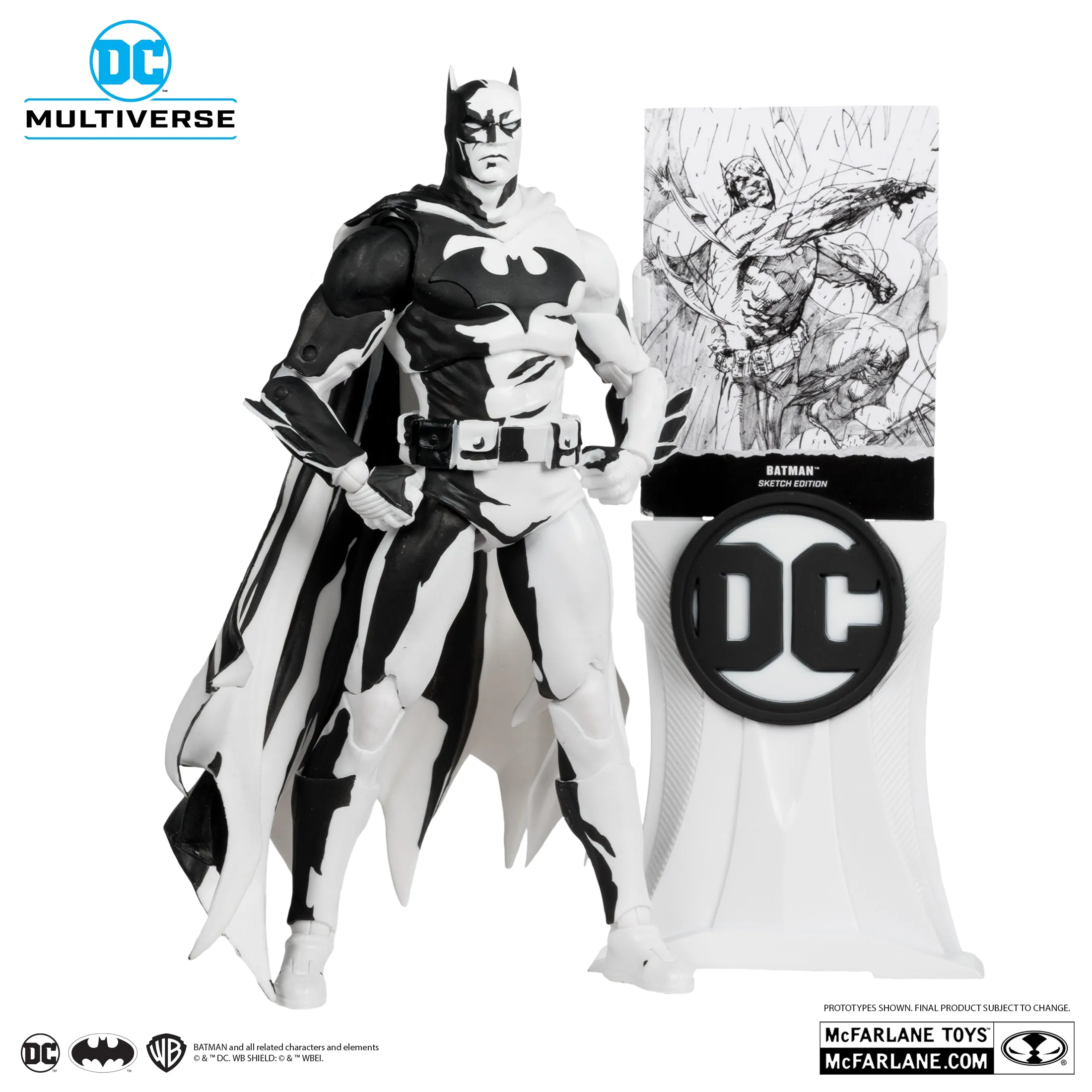 DC Multiverse Batman: Hush Sketch Edition (Gold Label) (Entertainment Earth Exclusive) - McFarlane Toys