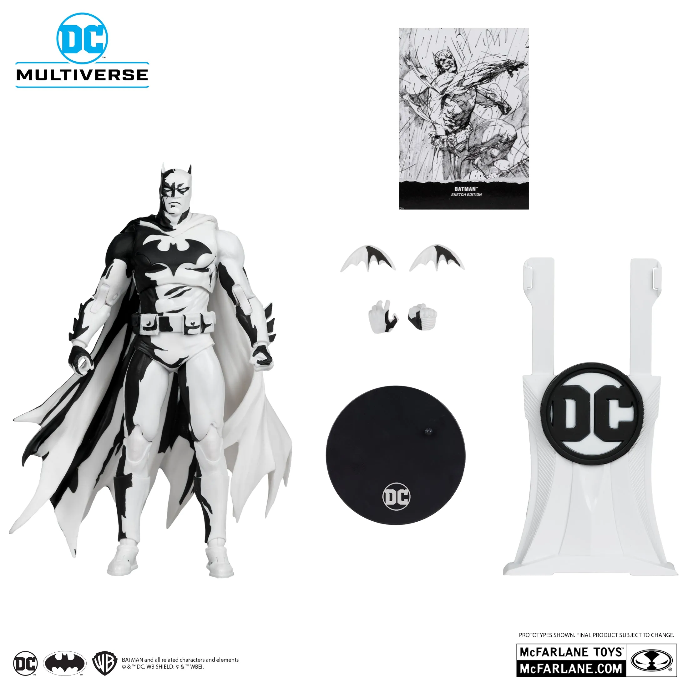 DC Multiverse Batman: Hush Sketch Edition (Gold Label) (Entertainment Earth Exclusive) - McFarlane Toys