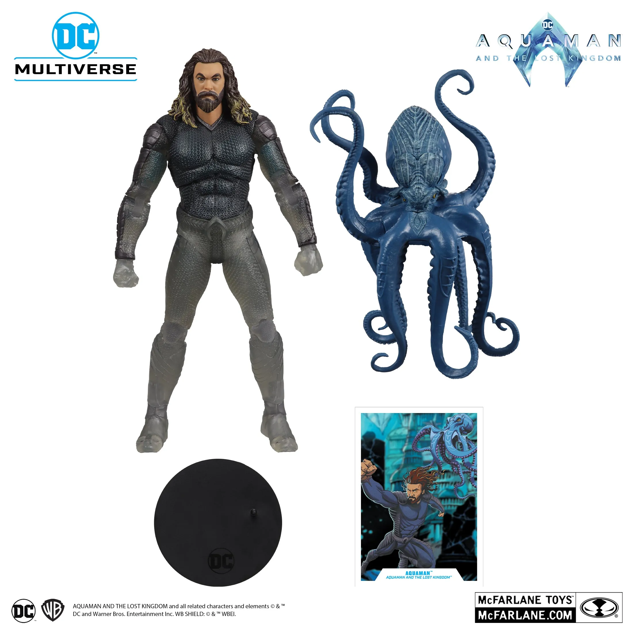 DC Multiverse Exclusive Gold Label Stealth Suit Aquaman & Topo