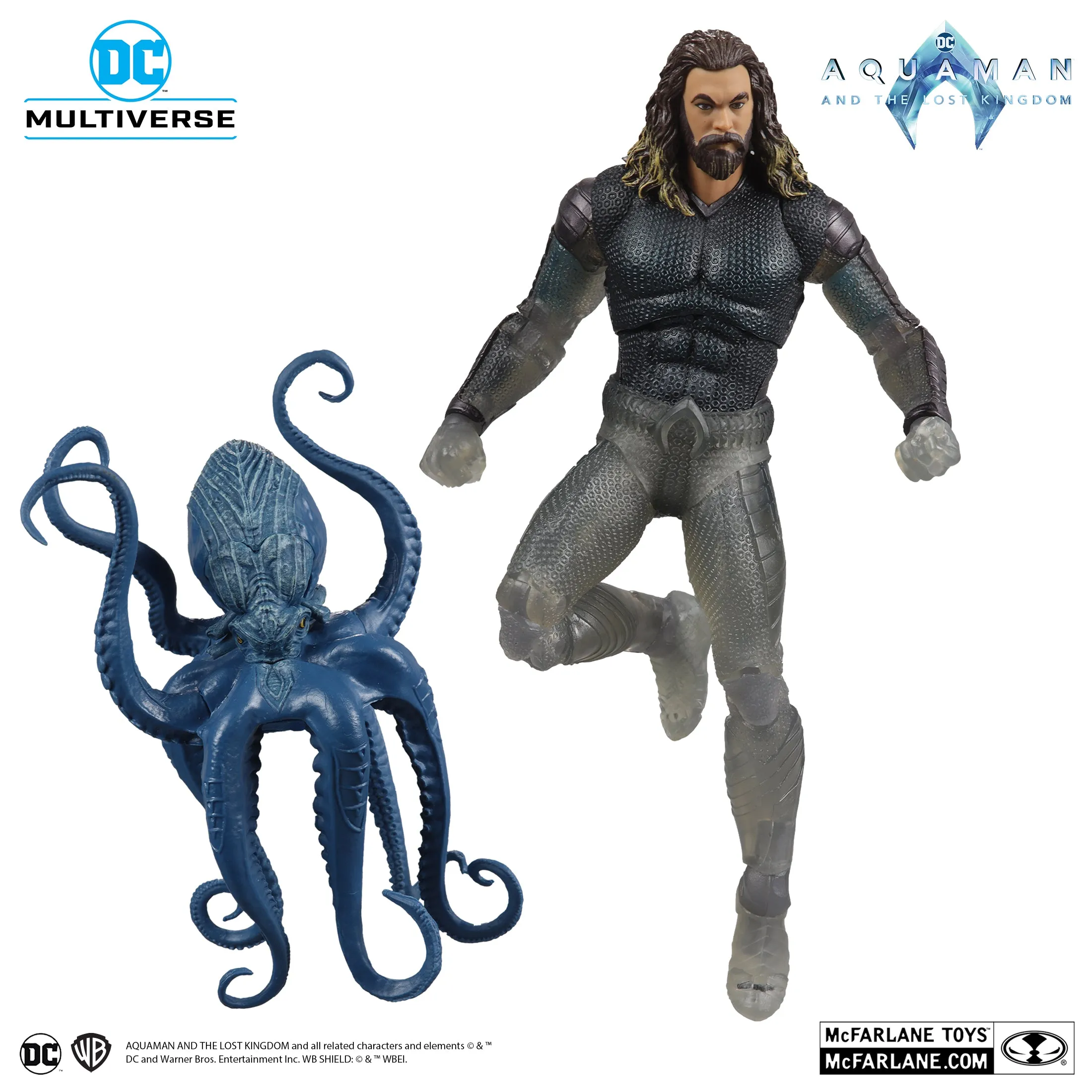 DC Multiverse Exclusive Gold Label Stealth Suit Aquaman & Topo