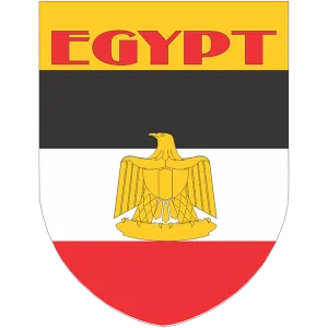 Egypt Flag Shield Style