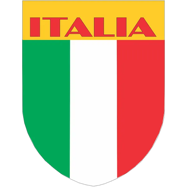 Italia Flag Shield Style