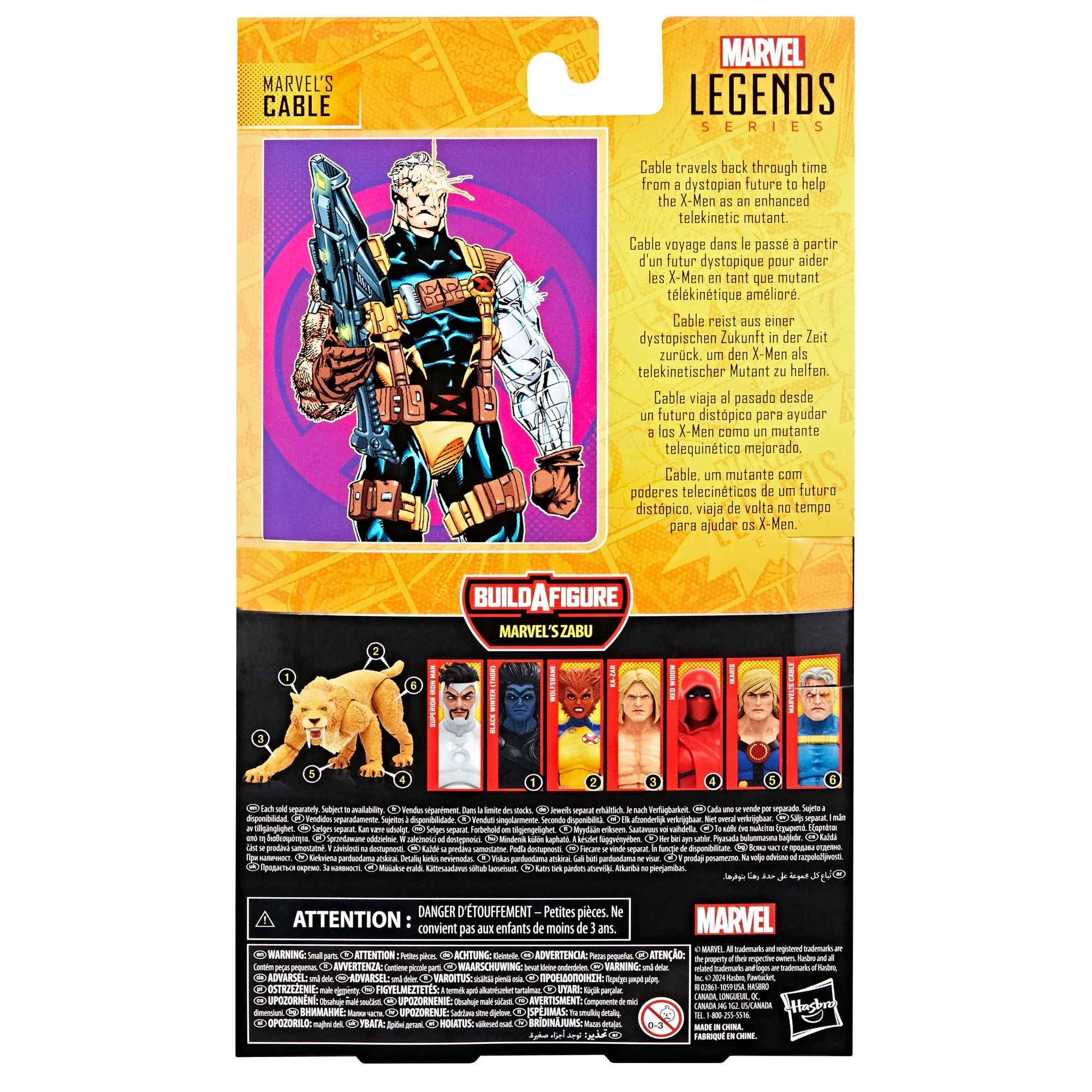 Marvel Legends Cable (Zabu BAF)