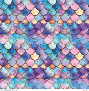 Mermaid 3 Pattern Vinyl Sheet/Wrap