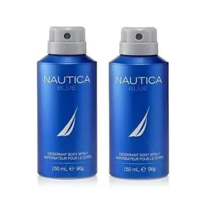 Nautica Blue Deodorant Body Spray for Men (Set of 2 x 150 ml )