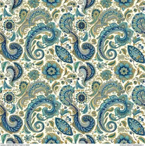 Paisley Mediterranean 2 Pattern Vinyl Sheet/Wrap