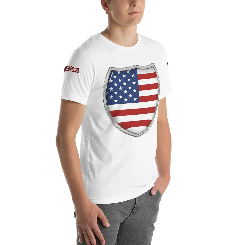 Patriotic American Shield T-Shirt