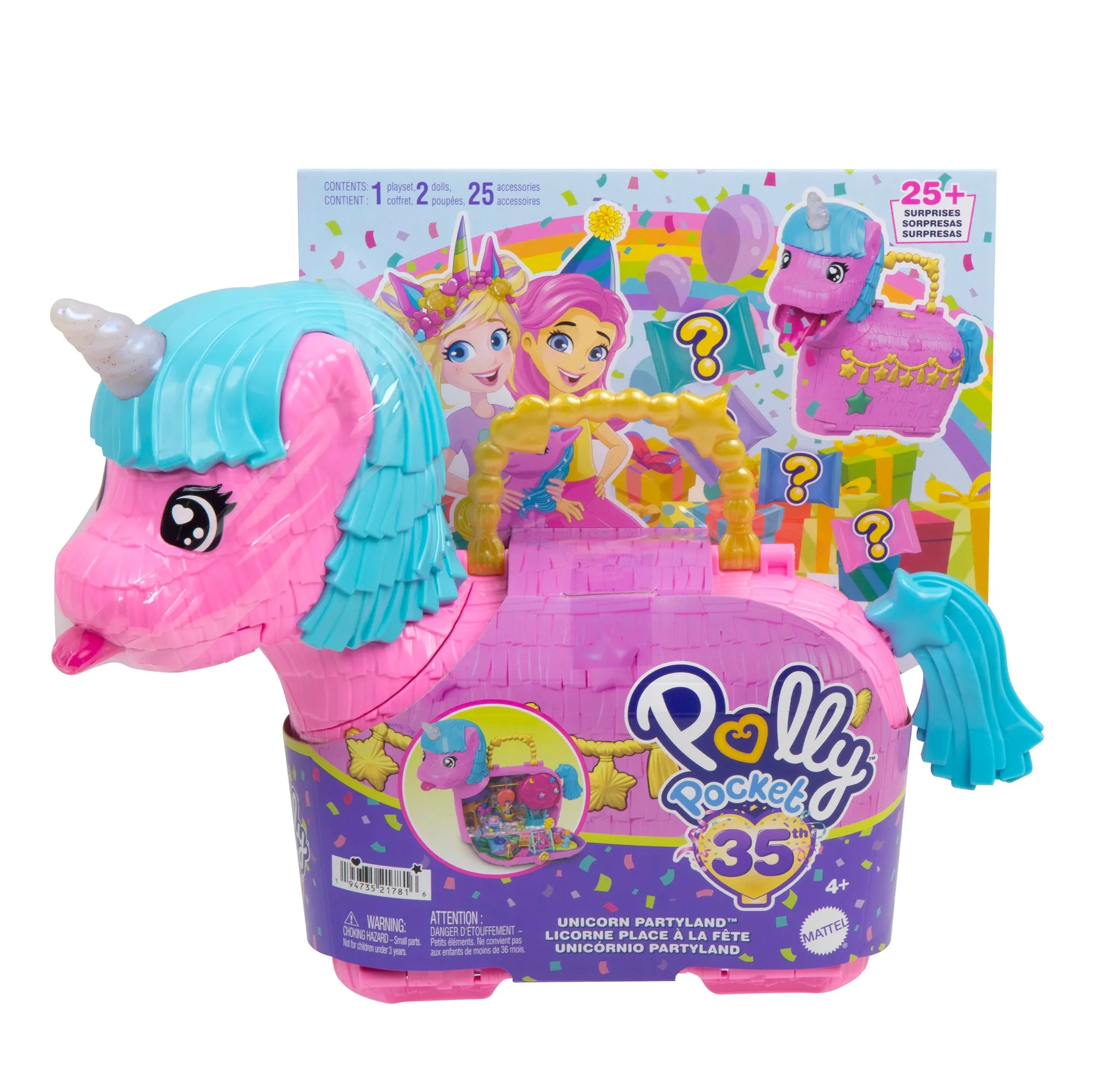 Polly Pocket 35th Special Unicorn Party Compact