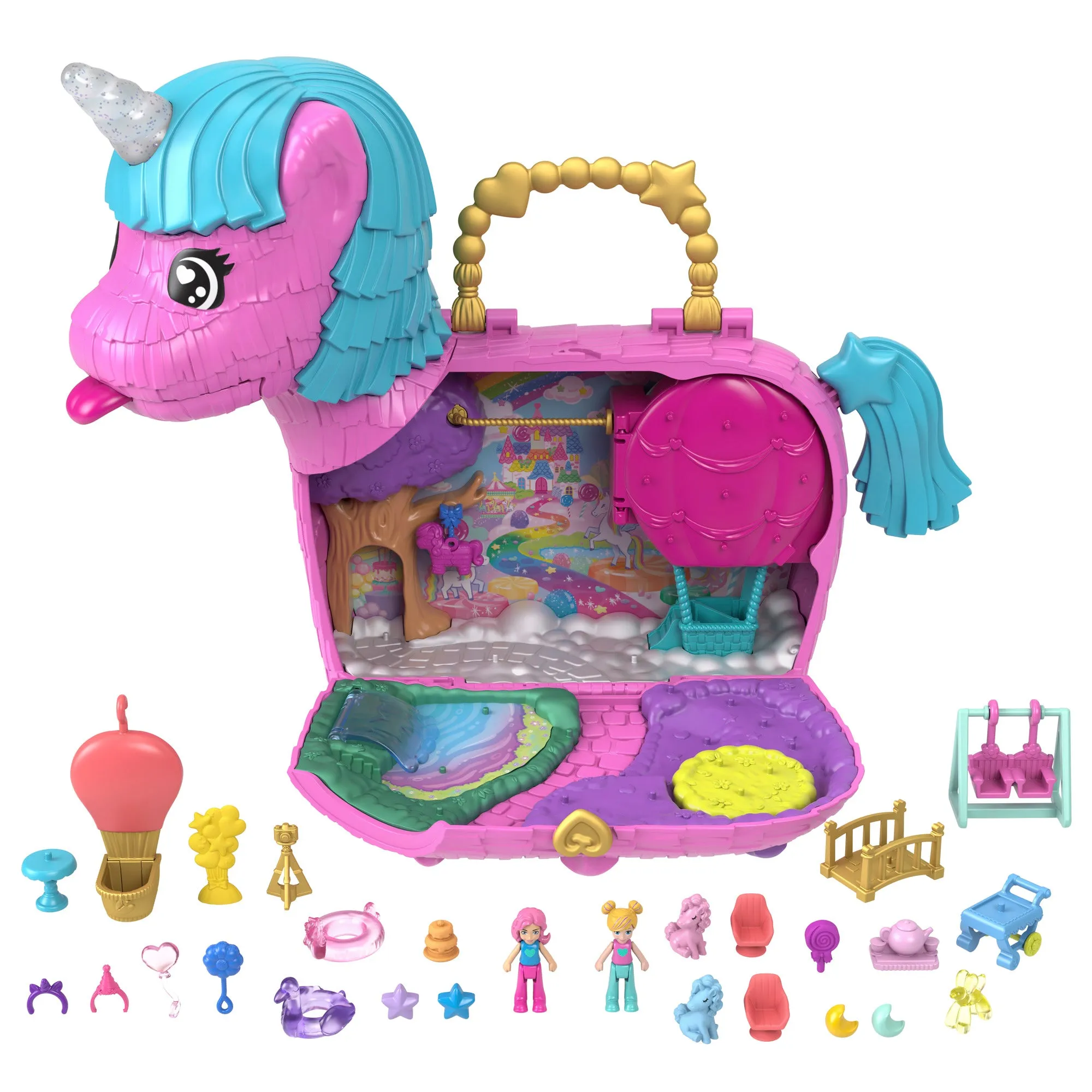 Polly Pocket 35th Special Unicorn Party Compact