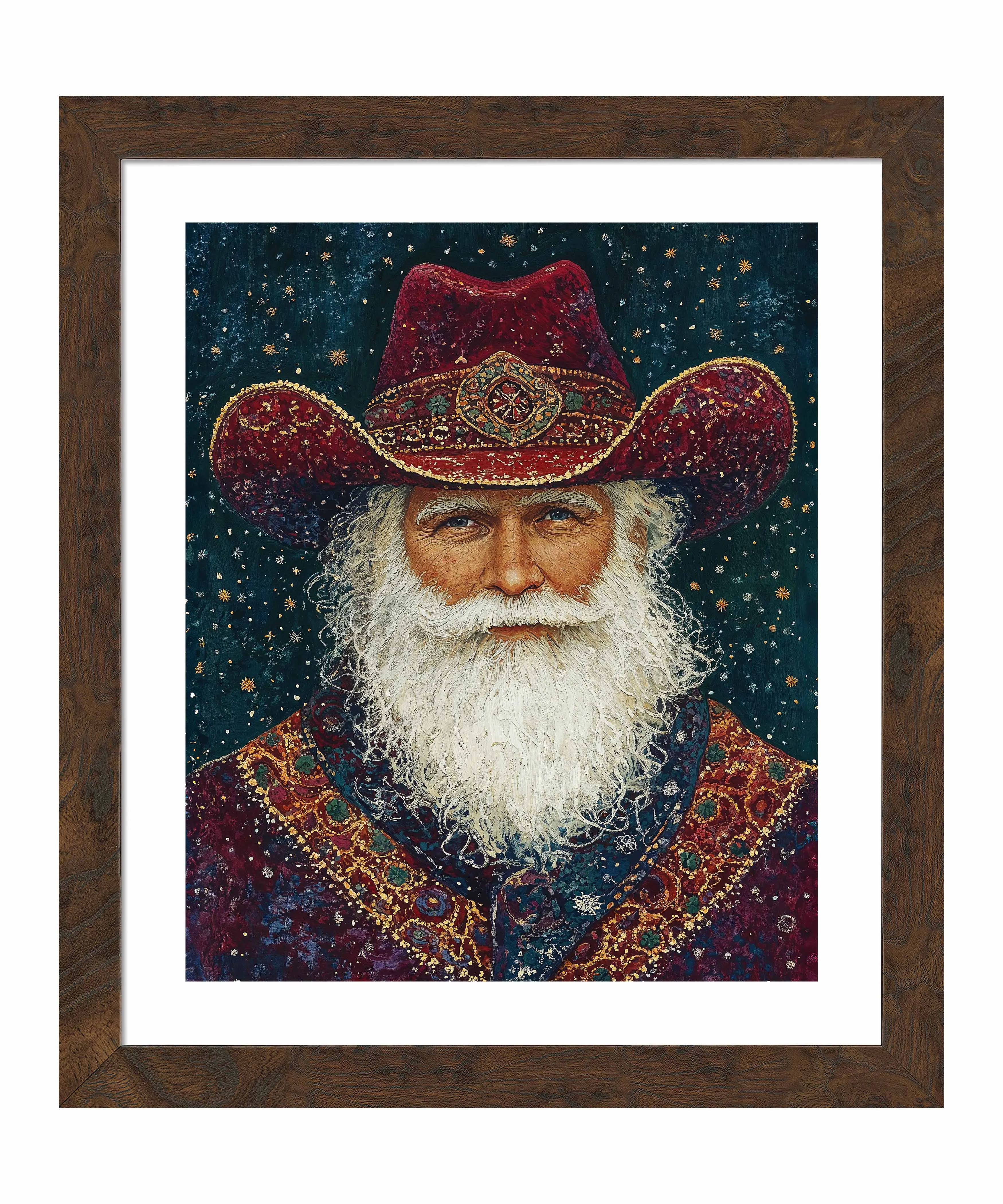 Portrait of Mr. Claus - Art Prints