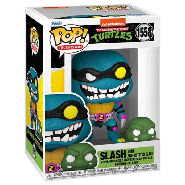 Teenage Mutant Ninja Turtles - Slash with Mouser Pop! Vinyl