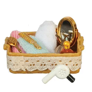 Vanity set in Basket,